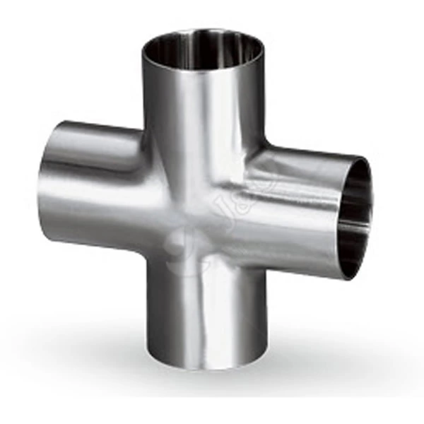 3A Sanitary Stainless Steel Butt Weld Short Cross