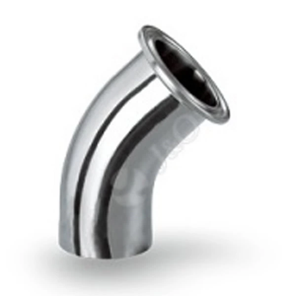 BPE  45 Degree  Welded-Clamp Long Equal Elbow