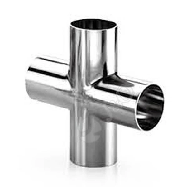 BPE Sanitary Stainless Steel Butt Weld Cross