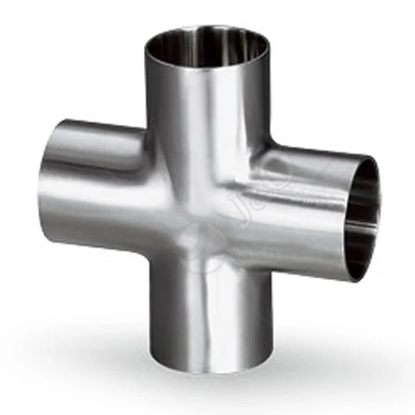 BS Sanitary Stainless Steel Butt Weld Cross