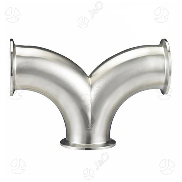 3A Sanitary Stainless Steel 90 Degree Clamp Double Elbow