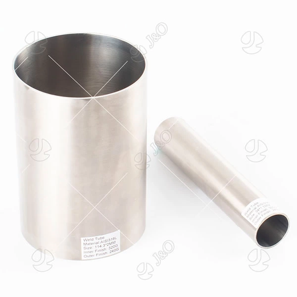 Sanitary Stainless Steel Matt Polish Weld Tube