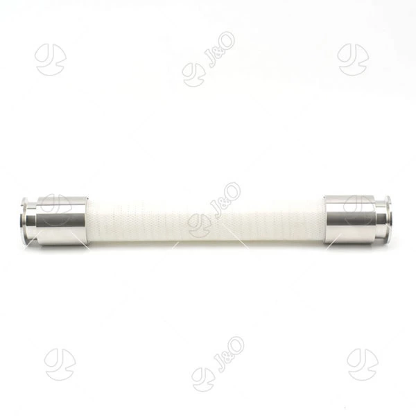 Sanitary Teflon Flexible Hose With Stainless Steel Clamp Ends