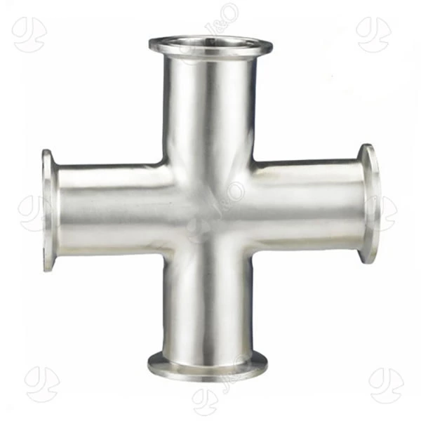 3A Sanitary Stainless Steel Clamped Long Cross