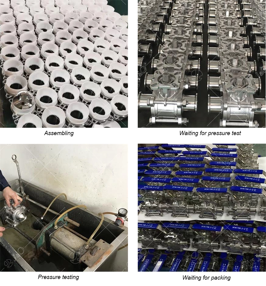 Data Center Liquid Cooling Water Sanitary 3PC Weld Encapsulated Seal High Platform ISO5211 Pad Ball Valve