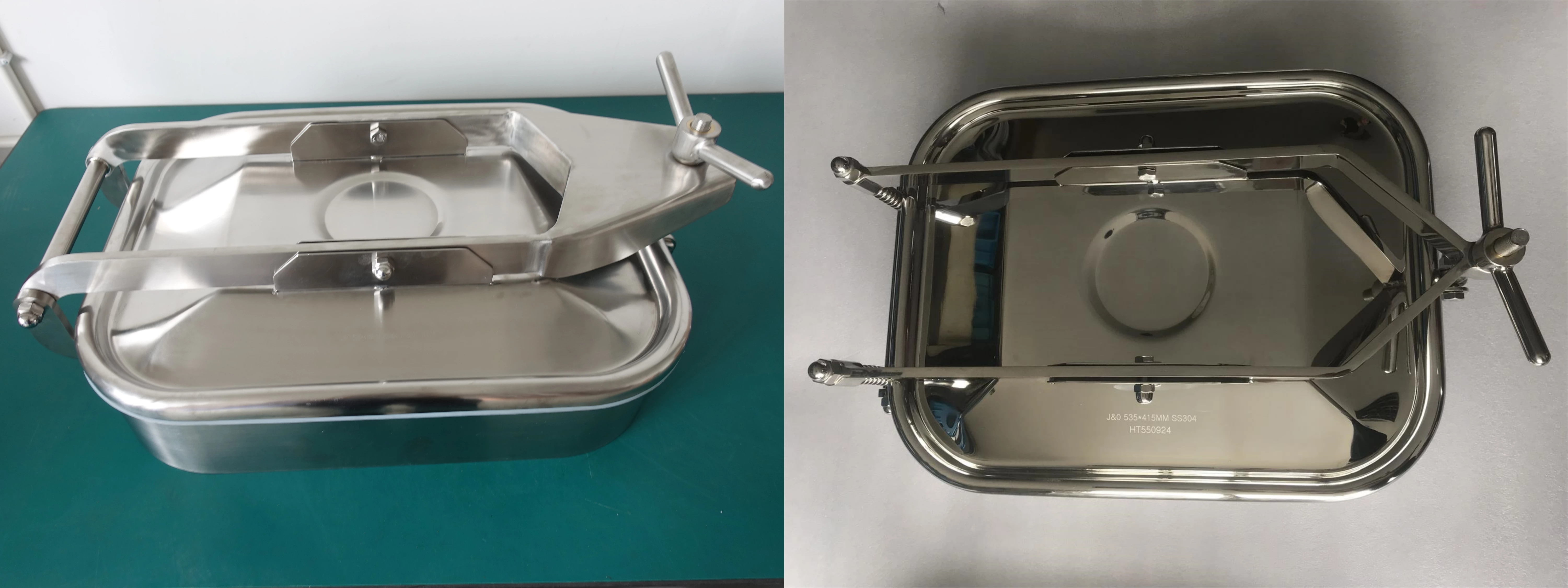 Shipping Pictures of Sanitary Stainless Steel Square Manhole