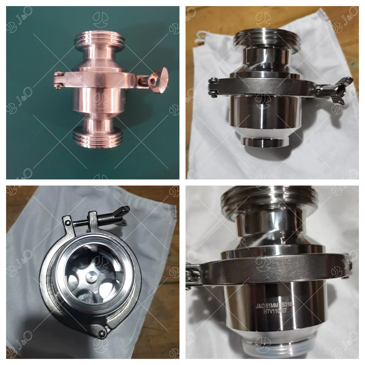 Sanitary Stainless Steel Data Center Liquid Cooling Water Male Butt-weld End Check Valve
