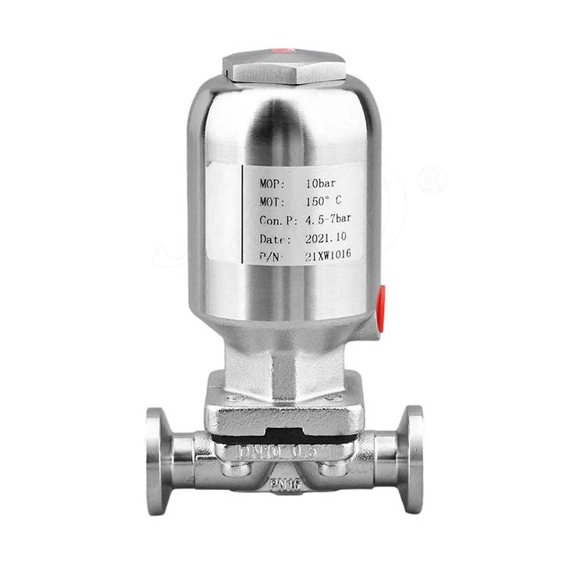 The Sanitary Diaphragm Valve Has A Flexible Diaphragm Or A Combined Diaphragm Installed In The Valve Body And The Valve Cover.