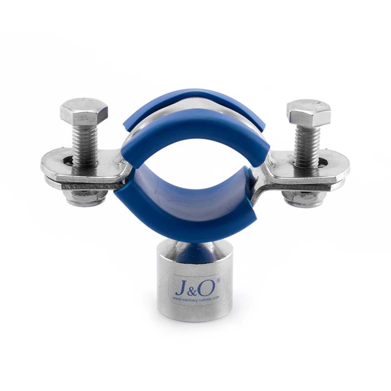 Stainless Steel Thread Female Pipe Support With Blue Insert