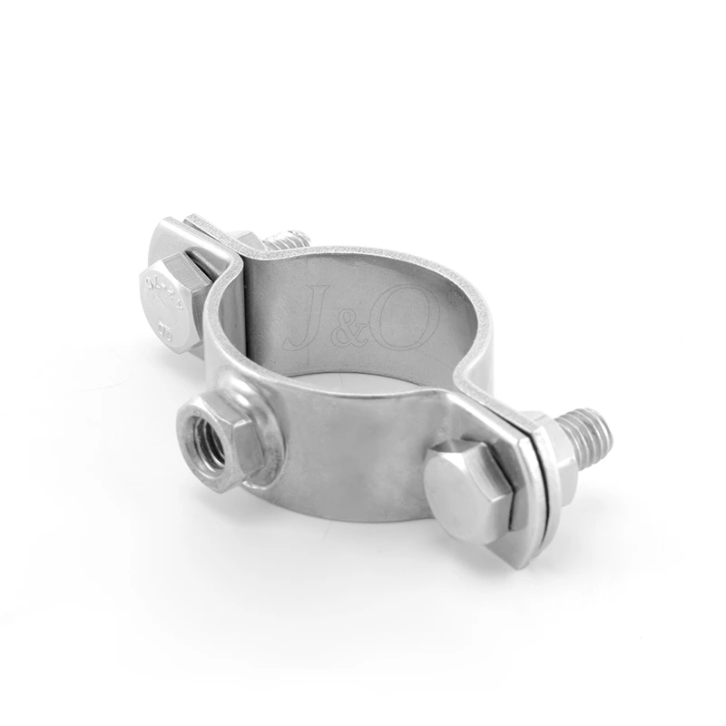 Stainless Steel Two Bolts Pipe Hanger With Nut