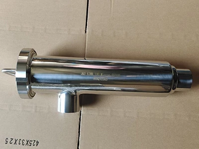 Stainless Steel Hygienic Cooling Water Data Center Butt Weld Angle Type Filter Strainer