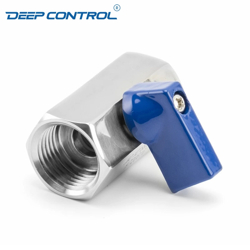 Data Center Water Cooling Stainless Steel SS304 SS316 NPT BSPT Thread Mini Ball Valve