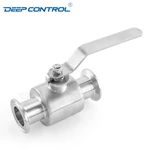 Liquid Cooling Data Center Stainless Steel One Piece Leak Free Hygienic Tri-Clamp Ball Valve