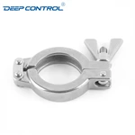 Hygienic Data Center Liquid Cooling Water Sanitary Stainless Steel 13EU Double Pin Clamp