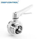 Data Center Chiller Cooling Water Hygienic One Piece 1PC Free Leak Butterfly Valve