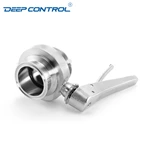 Data Center Chiller Cooling Water Hygienic One Piece 1PC Free Leak Butterfly Valve