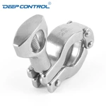 Sanitary Stainless Steel Data Center Liquid Water Cooling 13MHHM Hygienic Double Pin Pipe Clamp