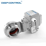Data Center Cooling Water Sanitary Stainless Steel Electric Clamp Butterfly Valve