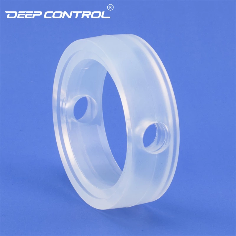 White Silicone Seal For  Liquid Cooling Water Hygienic Stainless Steel Butterfly Valve