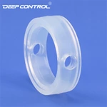 White Silicone Seal For  Liquid Cooling Water Hygienic Stainless Steel Butterfly Valve