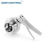 Data Center Chiller Cooling Water Hygienic One Piece 1PC Free Leak Butterfly Valve