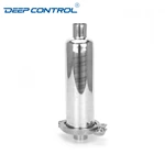 Sanitary Water Cooling Liquid Data Center Hygienic Stainless Steel Butt Weld Straight Tube Strainer Filter