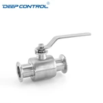 Liquid Cooling Data Center Stainless Steel One Piece Leak Free Hygienic Tri-Clamp Ball Valve