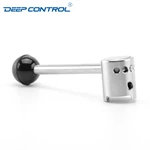 Data Center Chiller Water Sanitary Stainless Steel Butterfly Valve Round Head Pull Handle