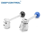 Level Handle For Data Center Cooling Water Sanitary Stainless Steel Butterfly Valve