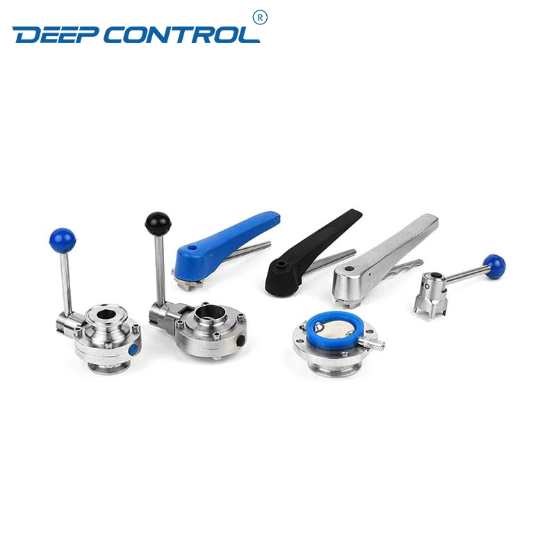 Data Center Cooling Water Energy Storage Hygienic Stainless Steel Butterfly Valve With Pull Handle