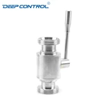 Sanitary Water Cooling Liquid Data Center Direct Liquid Cooling Stainless Steel Male-Male Thread Ball Valve