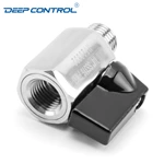 Data Center Cooling Water Leak Proof Connection Stainless Steel Male Female Thread BSPT NPT Mini Ball Valve
