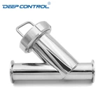 Sanitary Data Center Cooling Water Stainless Steel Filter Clamp Y Type Strainer
