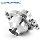 Hygienic Direct to Chip Liquid Cooling Stainless Steel Butt Weld Welding Check Valve With High Pressure Clamp