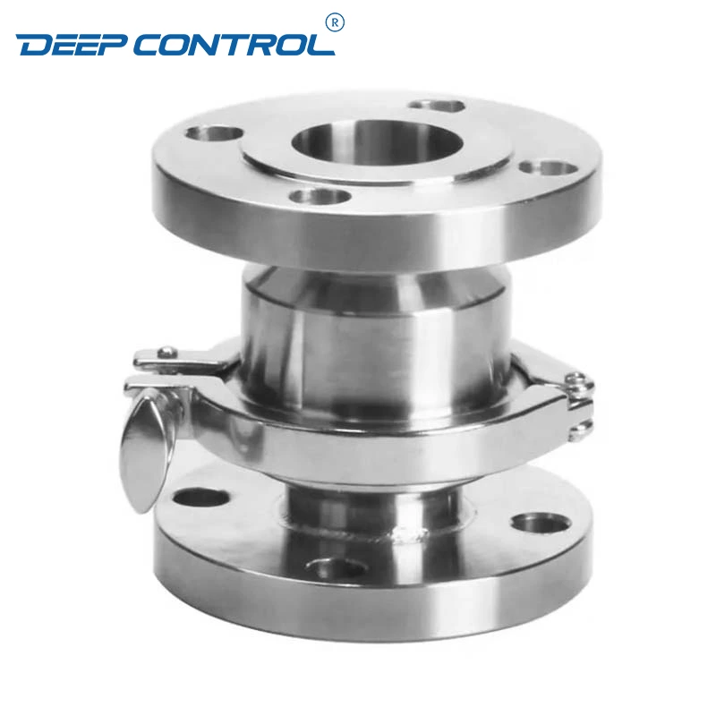 Hygienic Water Cooling Liquid Data Center Stainless Steel Flanged No Return Check Valve