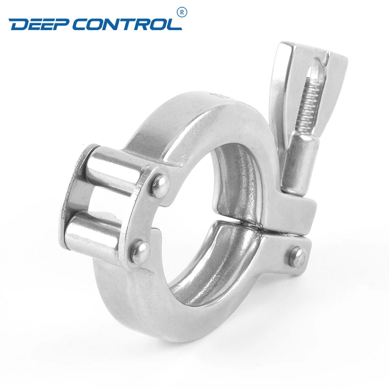 Hygienic Stainless Steel Sanitary Water Cooling Liquid Data Center 13SF Double Pin Pipe Clamp