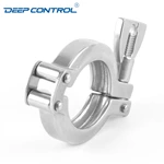 Hygienic Stainless Steel Sanitary Water Cooling Liquid Data Center 13SF Double Pin Pipe Clamp