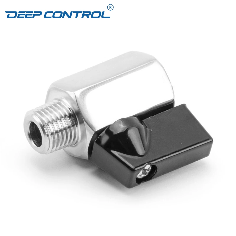 Data Center Cooling Water Leak Proof Connection Stainless Steel Male Female Thread BSPT NPT Mini Ball Valve