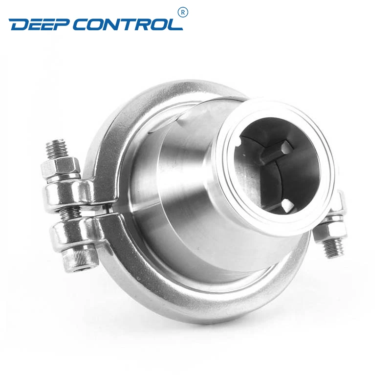 Data Center Liquid Cooling Water Stainless Steel Sanitary Tri Clamp No Return Check Valve With High Pressure Clamp