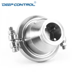 Data Center Liquid Cooling Water Stainless Steel Sanitary Tri Clamp No Return Check Valve With High Pressure Clamp