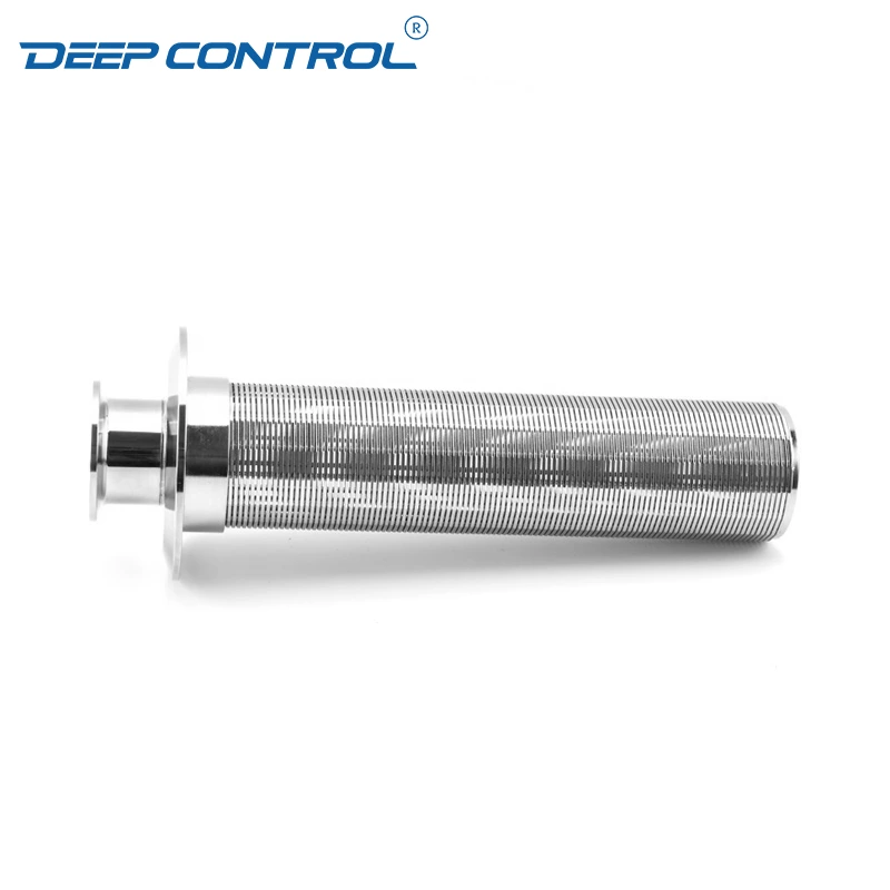 Water Cooling Liquid Data Center Hygienic Stainless Steel Tri-Clamp Tube Pipe Wedge Wire Screen Straight Filter