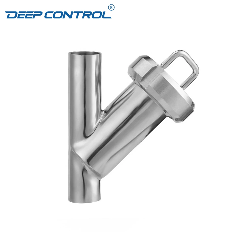Hygienic Water Cooling Liquid Data Center Stainless Steel Y Type Weld Filter Strainer