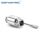 Direct to Chip Liquid Cooling Hygienic Stainless Steel 2-way Tri-Clamp Ball Valve
