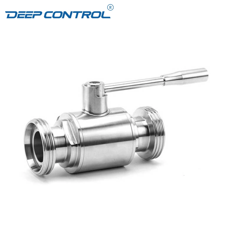Sanitary Water Cooling Liquid Data Center Direct Liquid Cooling Stainless Steel Male-Male Thread Ball Valve
