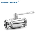 Sanitary Water Cooling Liquid Data Center Direct Liquid Cooling Stainless Steel Male-Male Thread Ball Valve