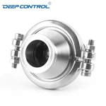 Data Center Liquid Cooling Water Stainless Steel Sanitary Tri Clamp No Return Check Valve With High Pressure Clamp