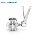 Data Center Chiller Cooling Water Hygienic One Piece 1PC Free Leak Butterfly Valve