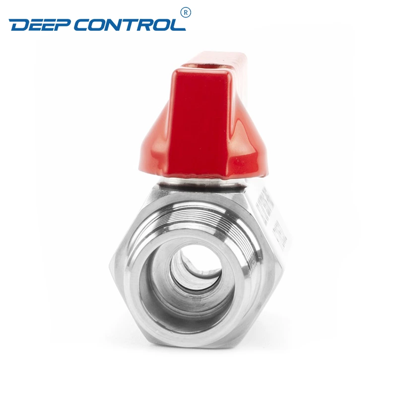 Direct to Chip Liquid Cooling Water Energy Storage Stainless Steel Male Female BSPT NPT Thread Mini Ball Valve