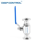 Sanitary Stainless Steel Cooling Water Energy Storage Data Center Clamped Ball Valve