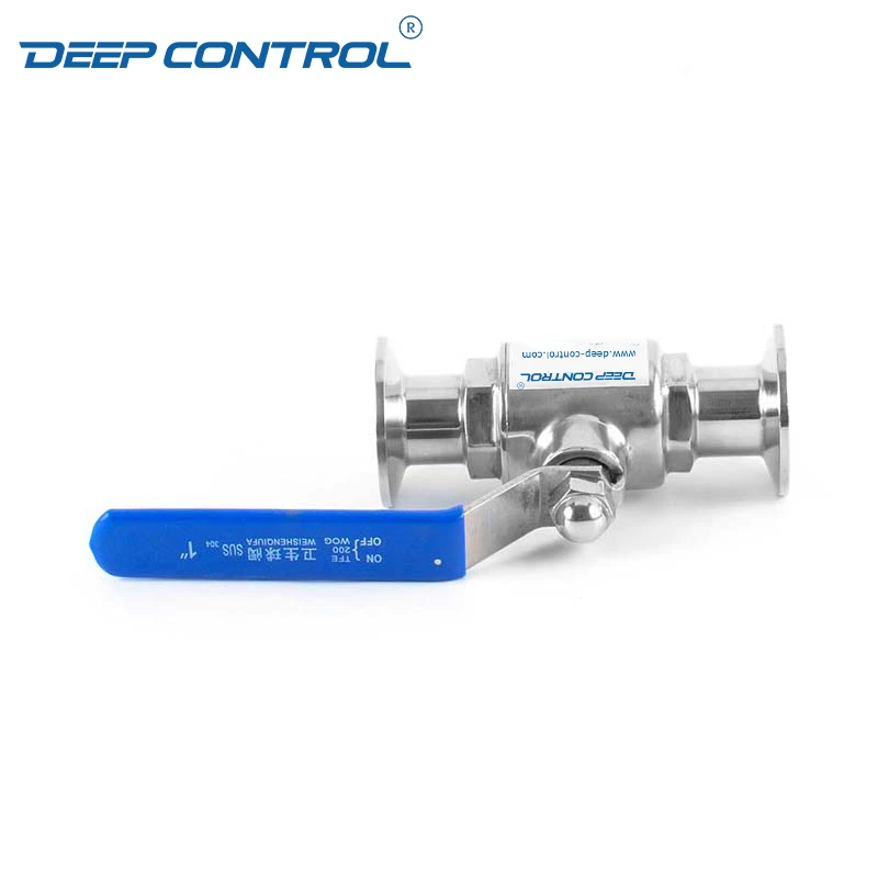 Sanitary Stainless Steel Cooling Water Energy Storage Data Center Clamped Ball Valve
